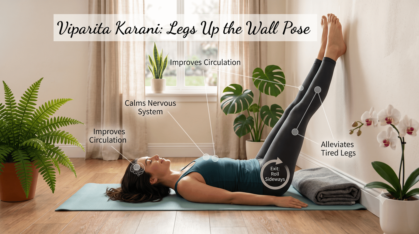 What is the legs up the wall pose