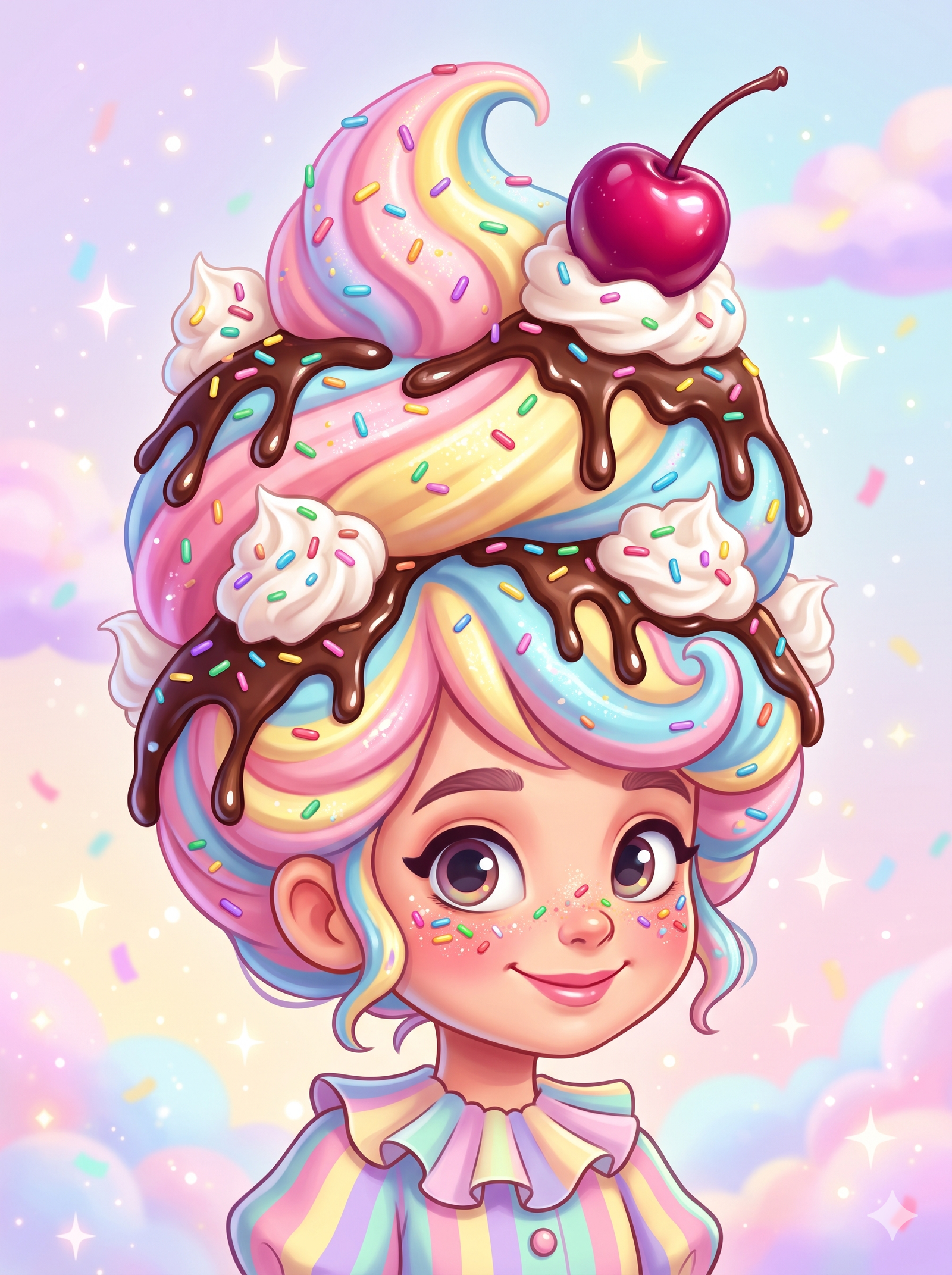 Ice Cream Sundae Swirl